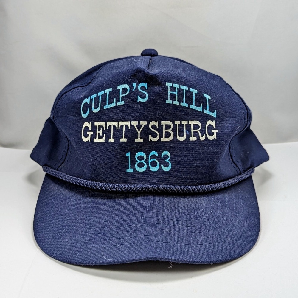 Vintage Gettysburg Culp Hill Pennsylvania PA 70s 80s Snapback Trucker Hat Cap